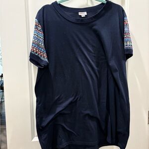 LuLaRoe Dark Blue Top